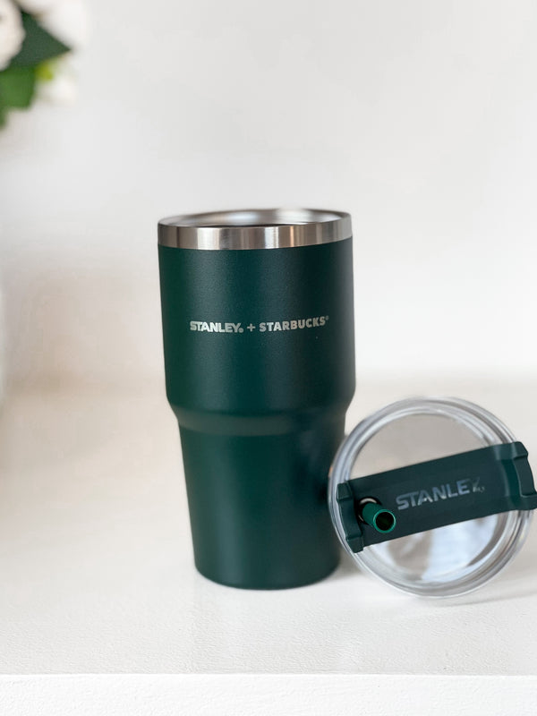 Starbucks Taiwan 25th Anniversary Stanley Quencher - Green Stainless Steel Tumbler