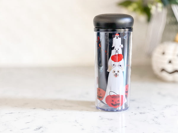 Starbucks Thailand (APAC) Three Trick or Treat Dogs Cold Cup Tumbler