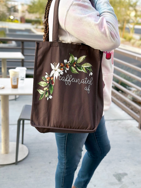 Caffeinated AF Tote Bag