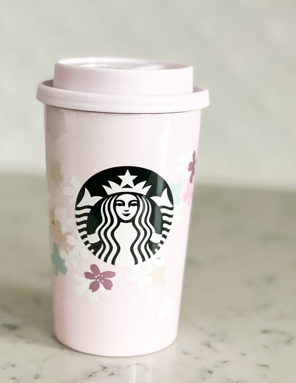 Starbucks Japan Sakura Pink TOGO Stainless Steel Tumbler