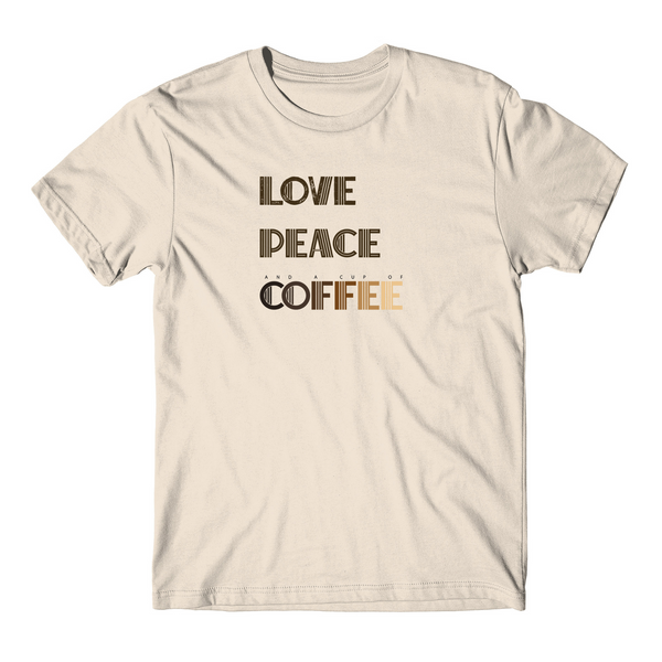 LOVE PEACE COFFEE UNISEX