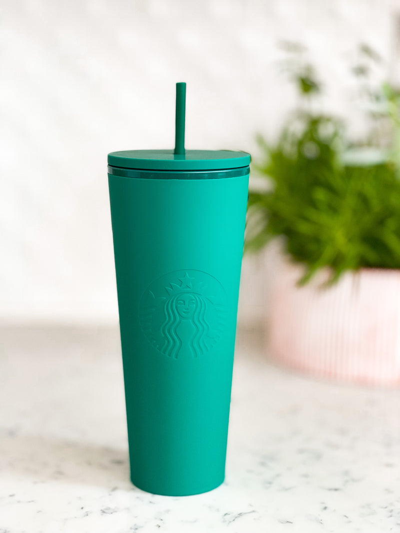 Starbucks LAC Caribbean and Mexico Green Soft Touch Plastic Tumbler w/ –  MERMAIDS AND MOCHA