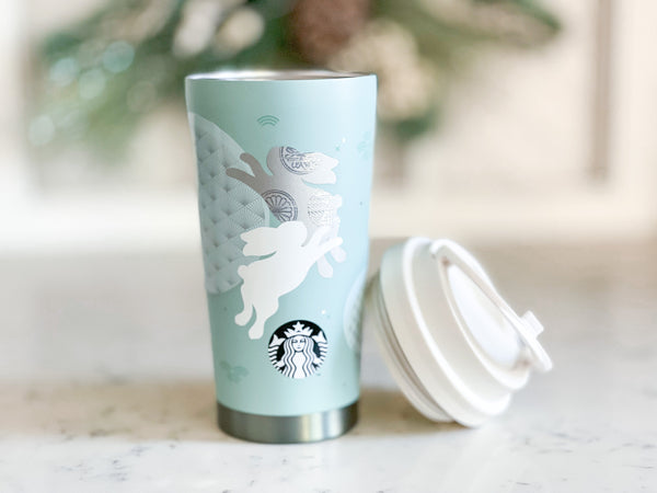 Starbucks Korea  New Year Wish Bunny Elma Stainless Steel Cold Cup Tumbler
