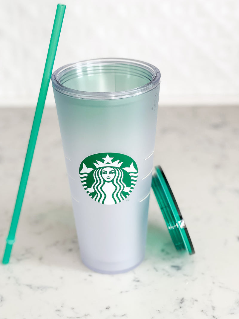 Starbucks Korea Green Gradient Siren Cold Cup Tumbler – MERMAIDS