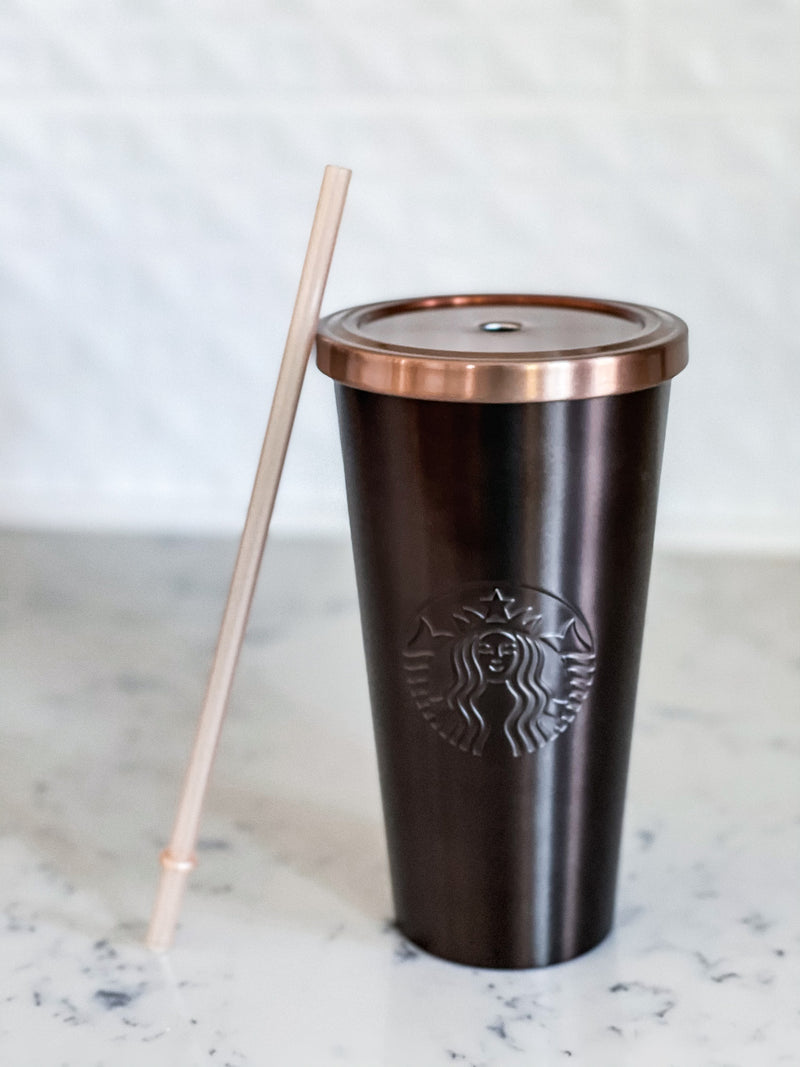 Starbucks Korea Brown Gold Stainless Steel Tumbler – MERMAIDS AND MOCHA